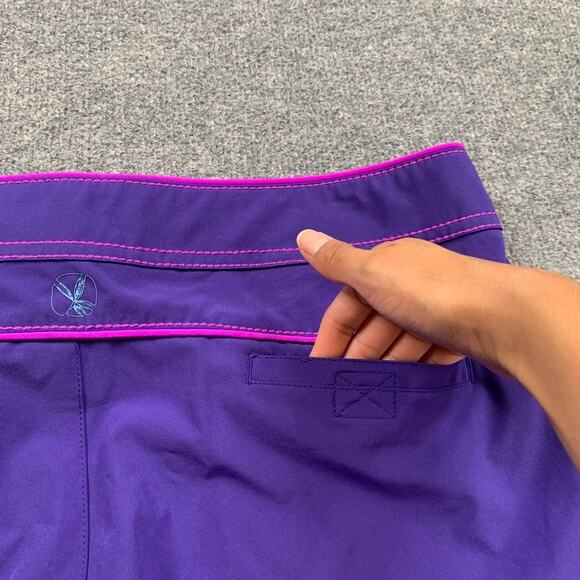 Carve Designs Board Shorts Womens 10 Purple Geranium Drawstring Quick Dry Swim - Picture 9 of 11